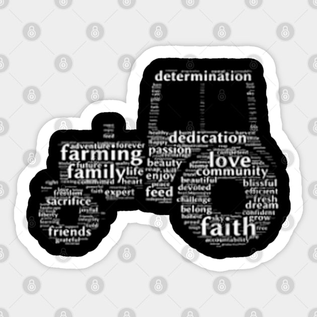 farmer Sticker by credittee